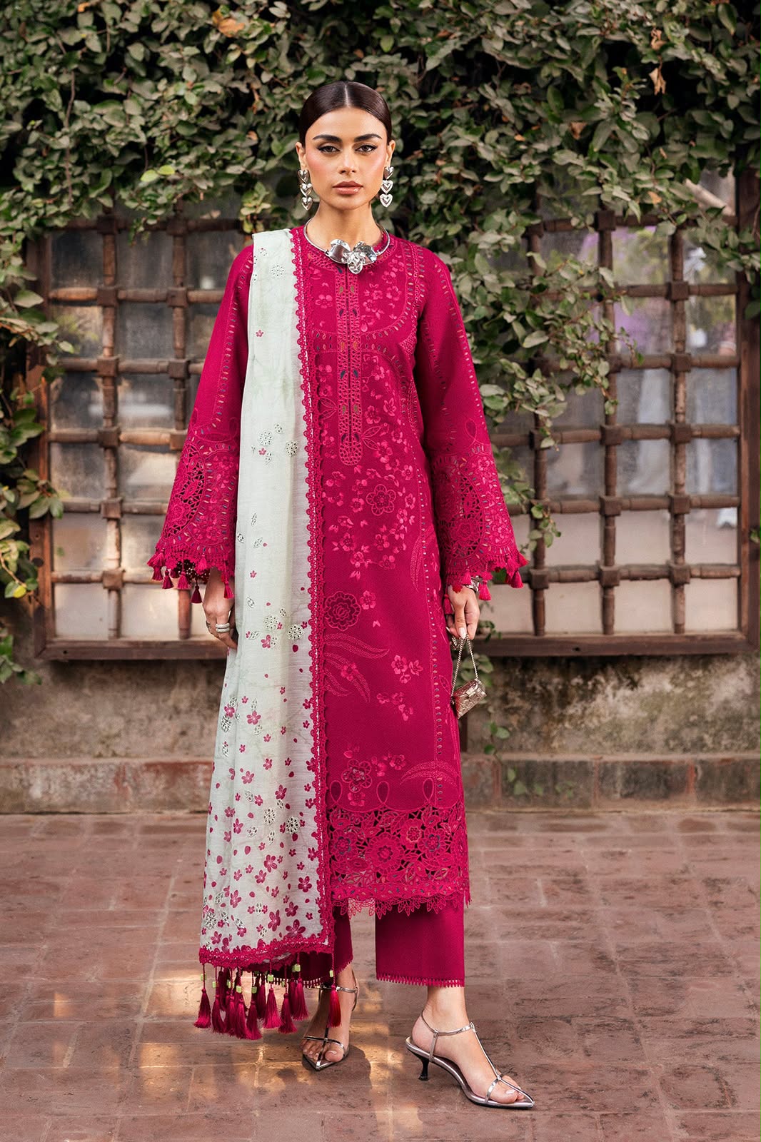 WhatsApp Image 2026-09-08 at 11.36.21 AM 3-Piece Unstitched Laamline Full Heavy EMB Suit | LLM-1016 - Image 1