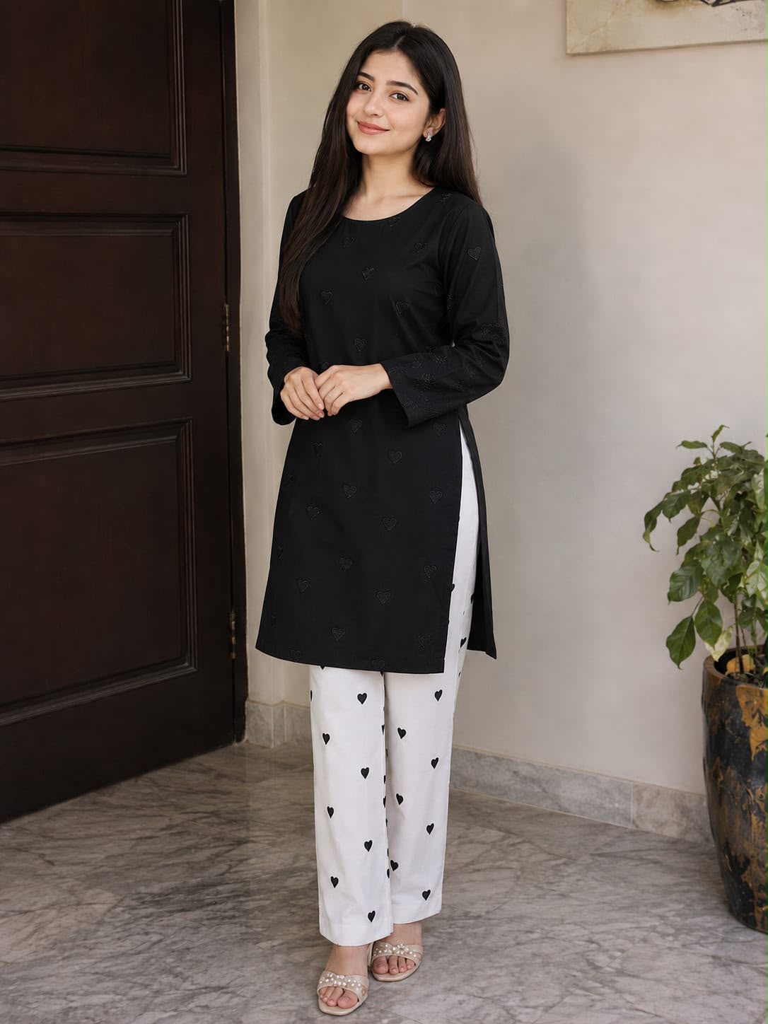 WhatsApp Image 2026-09-08 at 11.43.03 AM 2-Piece Unstitched Laamline EMB Suit | LLM-1032 - Image 1