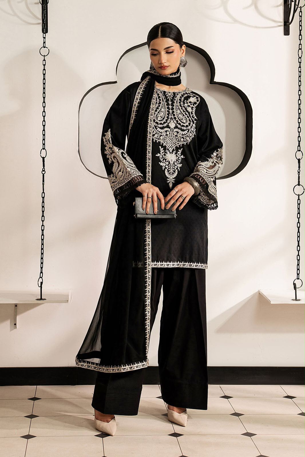 WhatsApp Image 2026-09-11 at 11.15.18 AM 3-Piece Unstitched Laamline EMB Suit | LLM-1047 - Image 1